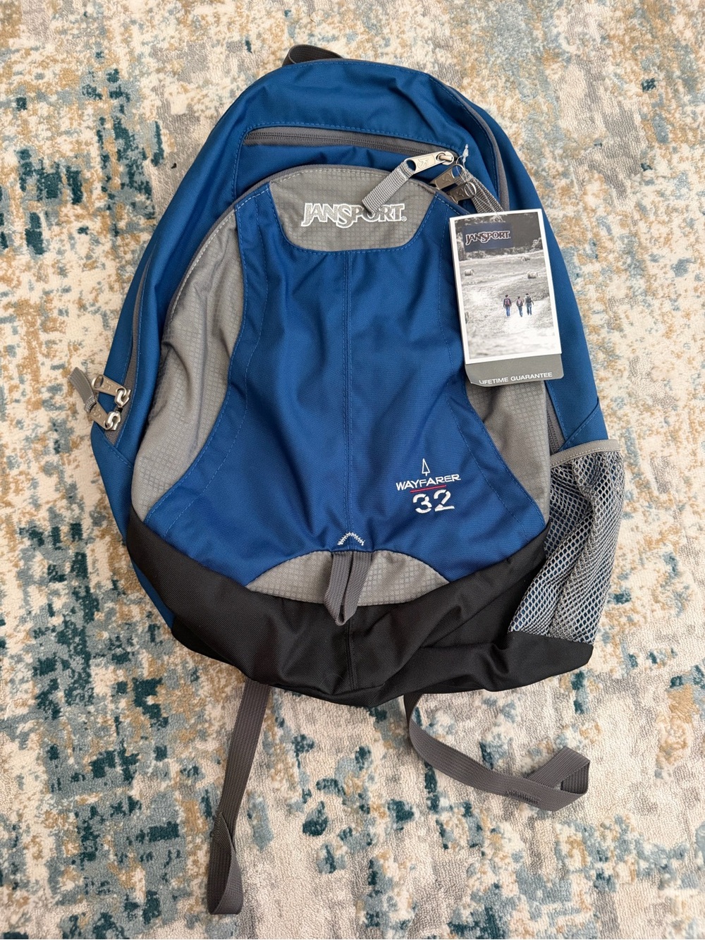 JanSport Wayfarer 32 Blue Gray Backpack